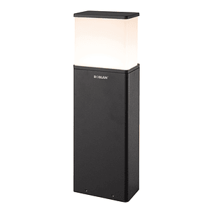 Bollard LED Exterior 9W 3000K IP65  Gris Oscuro