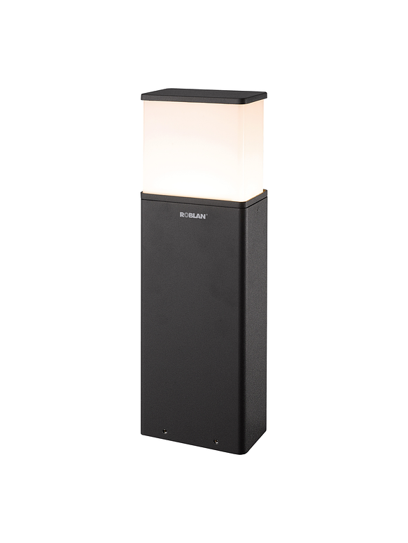 Bollard LED Roblan 9W 3000K IP65 Exterior – Gris Oscuro 1