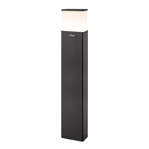 Bollard LED Roblan 9W Luz Cálida IP65 900mm Gris Oscuro
