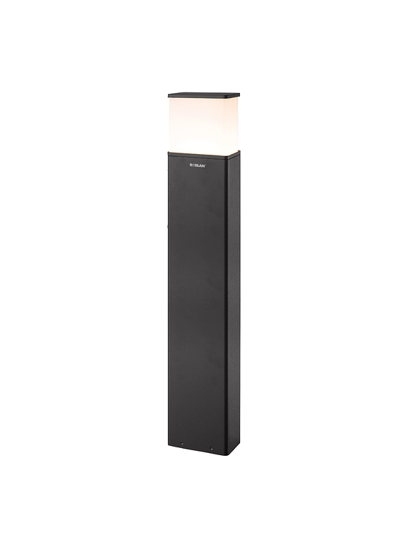 Bollard LED Roblan 9W 3000K IP65 Exterior 900mm – Gris Oscuro 1