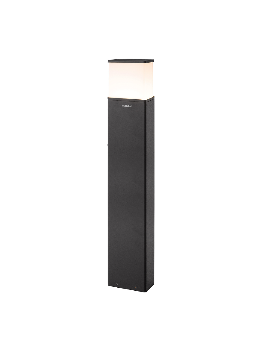 Bollard LED Roblan 9W Luz Cálida IP65 900mm Gris Oscuro 1