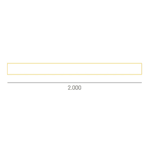 Riel Monofásico 2 metros 220V IP20 Blanco