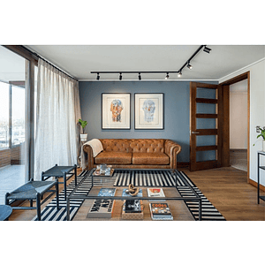 Conector Riel Monofásico Tipo I Negro 220V