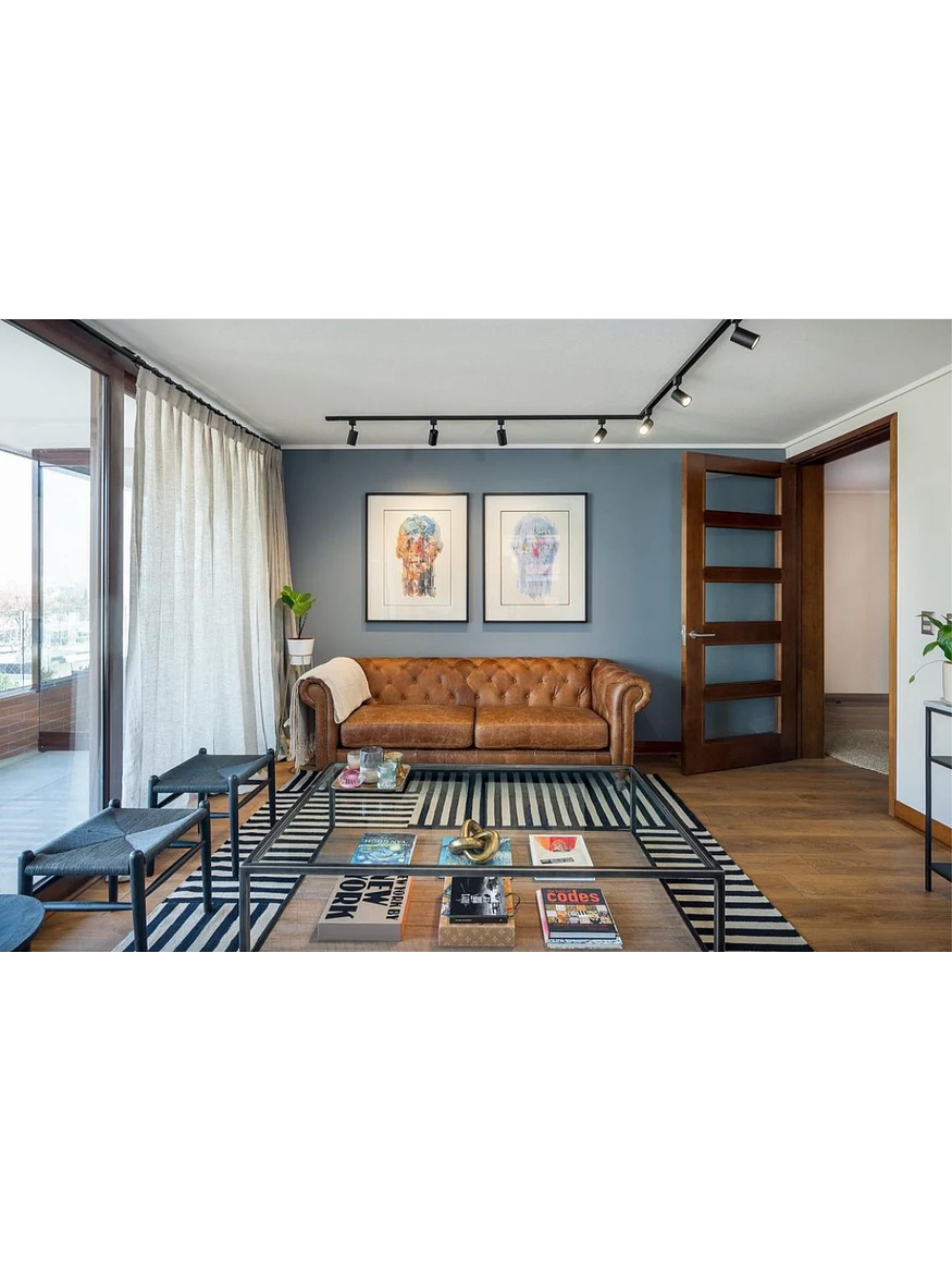 Riel Monofásico LED Negro 1 Metro 220V 3