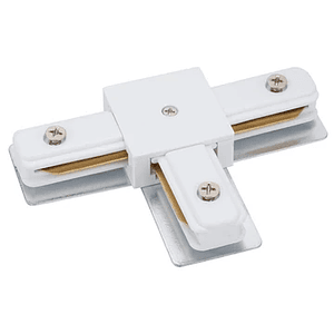 Conector Riel Monofásico T Blanco 