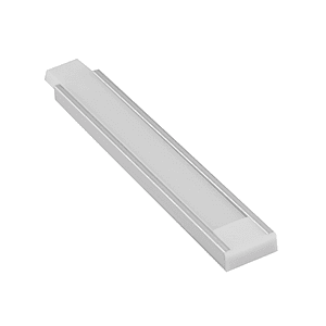 PERFIL ALUMINIO RECTANGULAR SOBREPUESTO PARA CINTA LED 3 metros