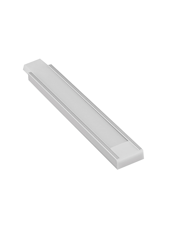 PERFIL ALUMINIO RECTANGULAR SOBREPUESTO PARA CINTA LED 3 metros 1