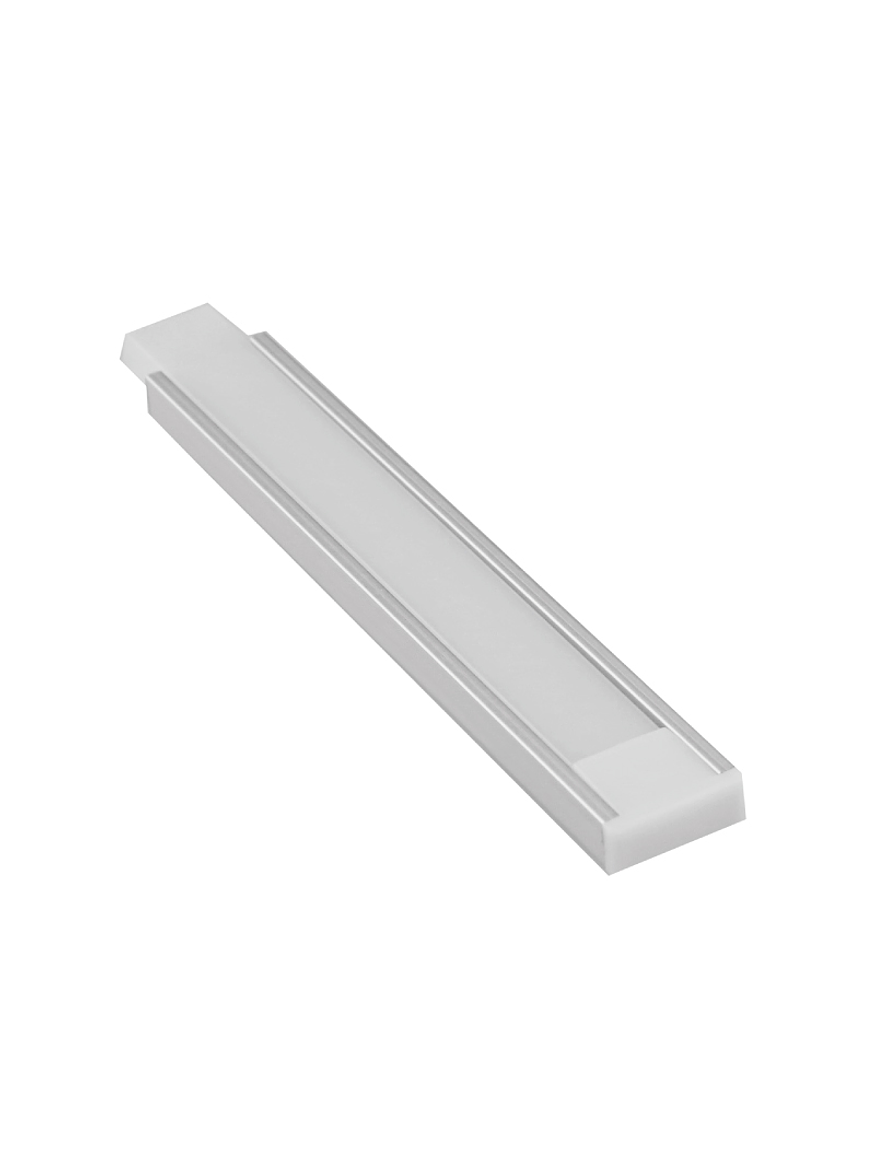 PERFIL ALUMINIO RECTANGULAR SOBREPUESTO PARA CINTA LED 3 metros 1