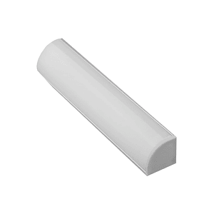 PERFIL ALUMINIO TRIANGULAR OVALADO SOBREPUESTO PARA CINTA LED 3 metros