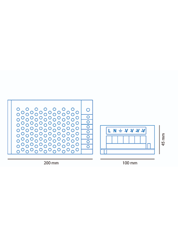 Fuente de Poder 200W IP20 12V 16,5A 3