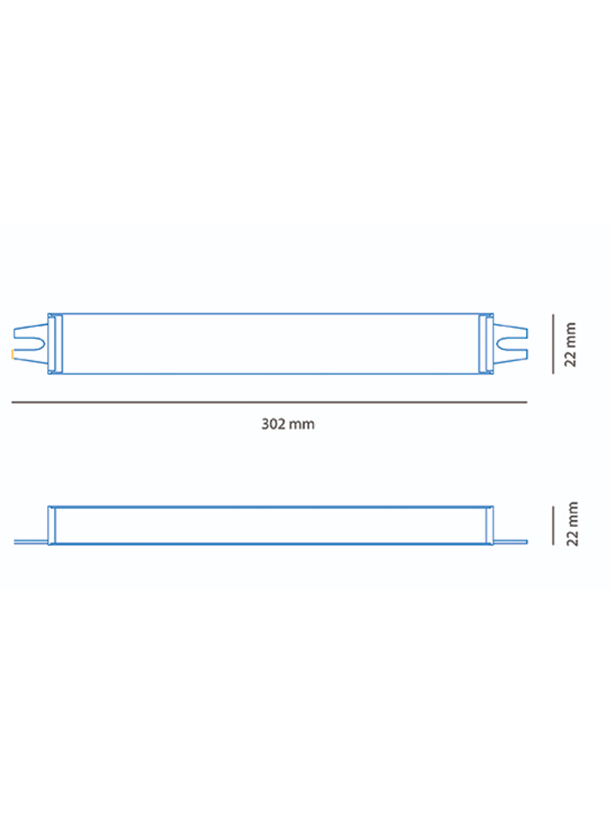 Fuente de Poder 60W IP67 12V 5A 3