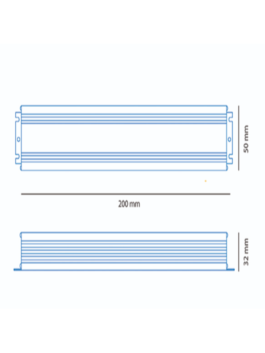 Fuente de Poder 120W IP67 12V 10A 3