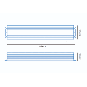 Fuente de Poder  200W IP67 12V 16,5A