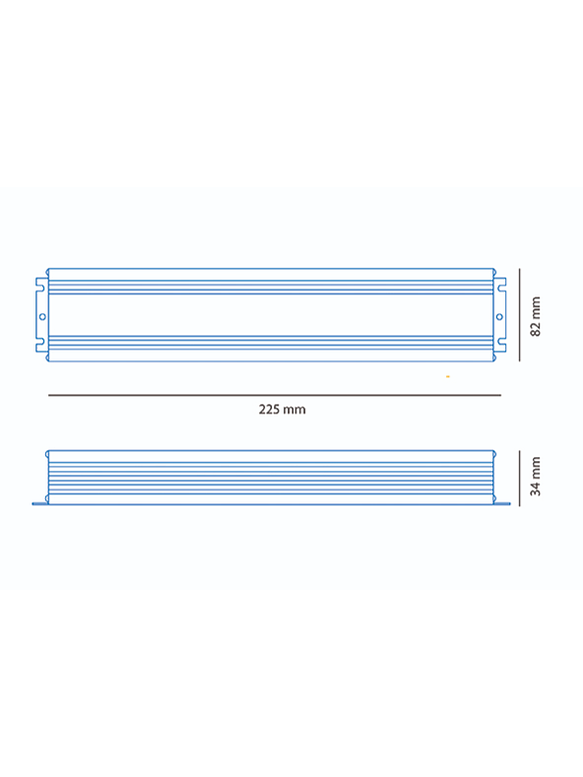 Fuente de Poder  200W IP67 12V 16,5A 2