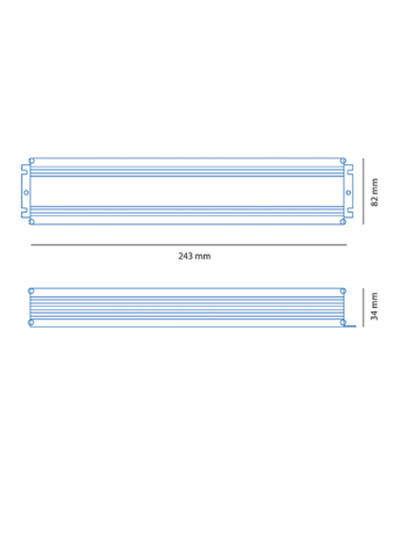 Fuente de Poder 200W IP67 24V 8A  2