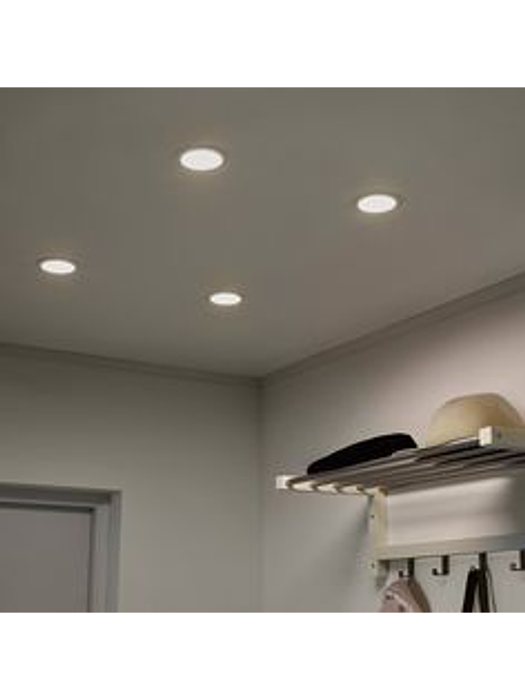 Panel LED Embutido Redondo 6W 4000K Aro Blanco 4