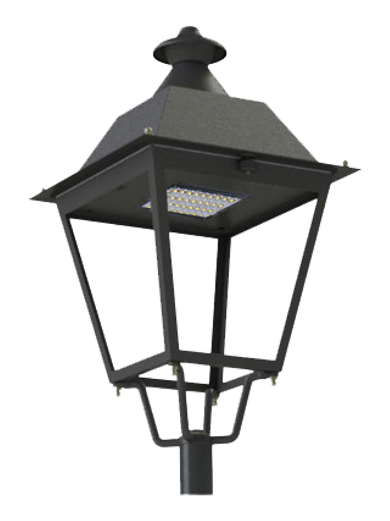 Luminaria Vial LED PLAZA 50W Luz Neutra Anticorrosión | Producto a Pedido 1