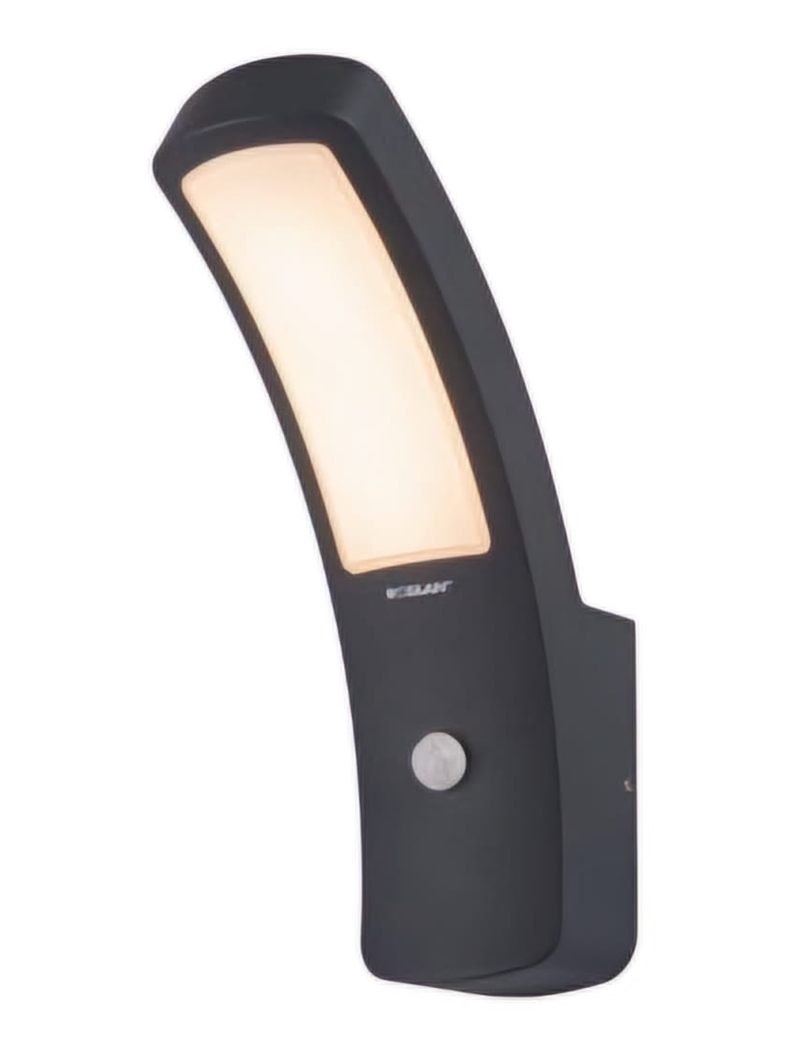 Aplique LED c/Sensor exterior 12,5W  3000K IP54 Gris Oscuro 2