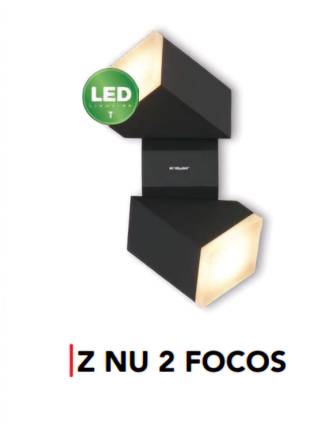 Aplique LED Exterior 2 Focos 12,5W 700lm 3000K IP54 Gris Oscuro 3