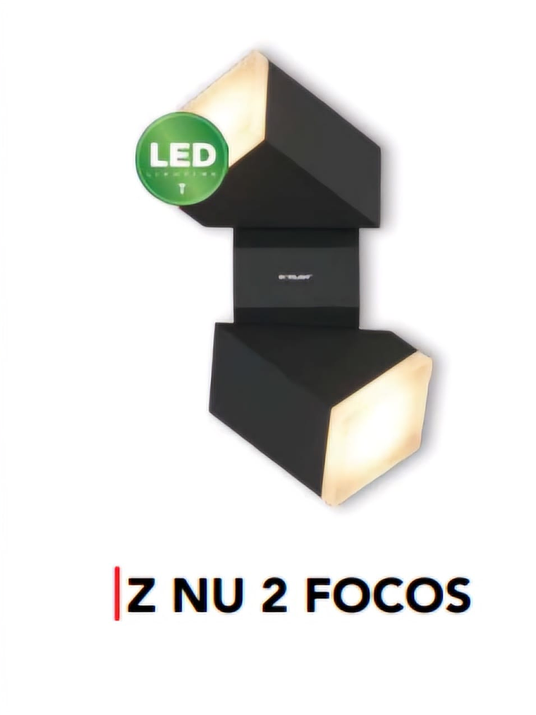 Aplique LED Exterior 2 Focos 12,5W 700lm 3000K IP54 Gris Oscuro 3