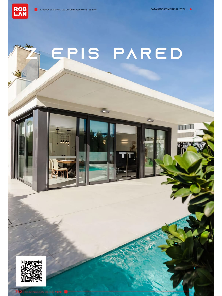 Aplique LED Exterior 11W Luz Cálida IP54 Plata 5