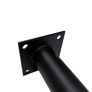 Poste Metálico Galvanizado 4 Metros Ø76mm para Luminarias