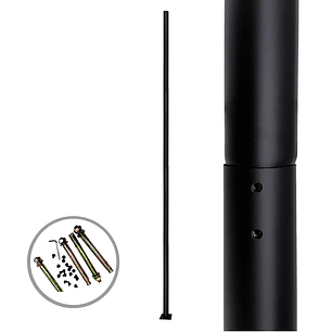 Poste Metálico Armable 4 Metros 76mm