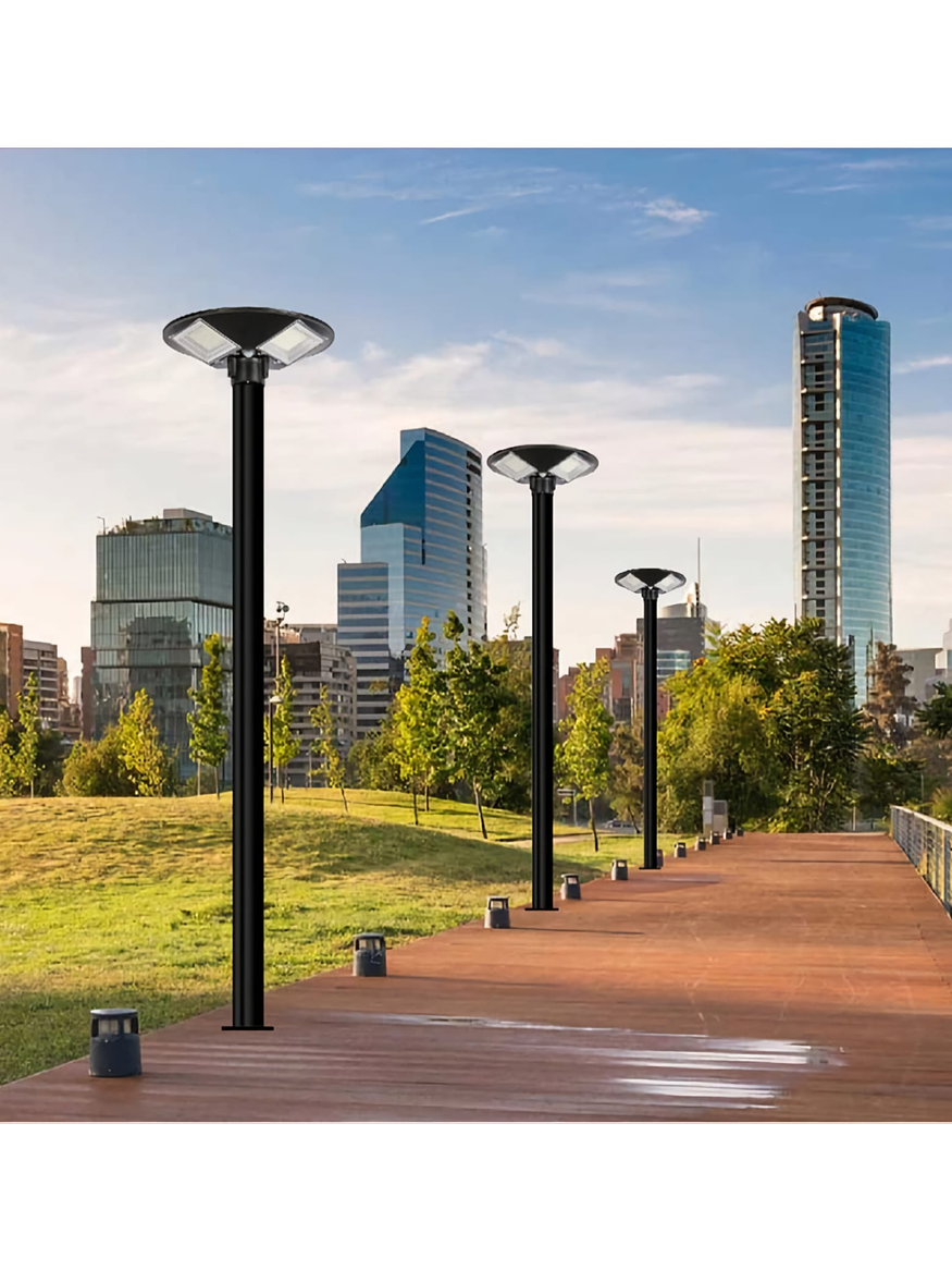 Alumbrado Público Solar Pagoda 150W Luz Fria IP65 con Control 6