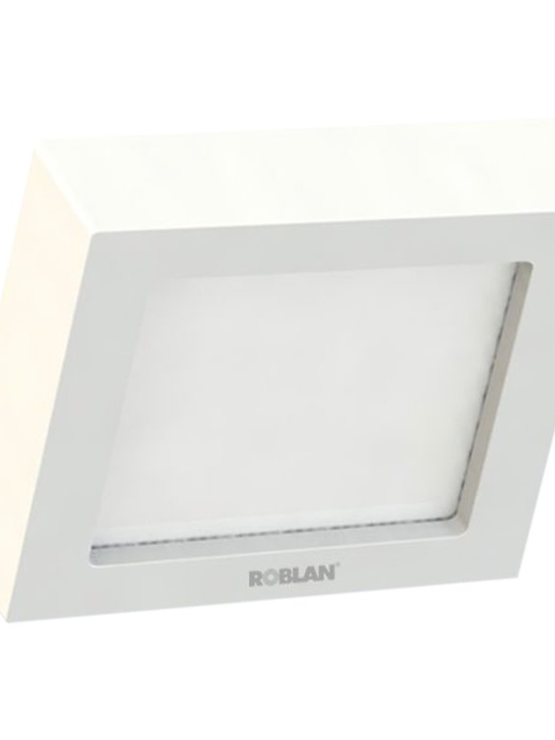 Plafón LED Cuadrado 18W Luz Cálida IP44  1