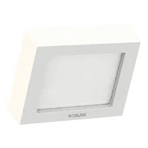 Plafón LED Cuadrado 18W Luz Cálida IP44 