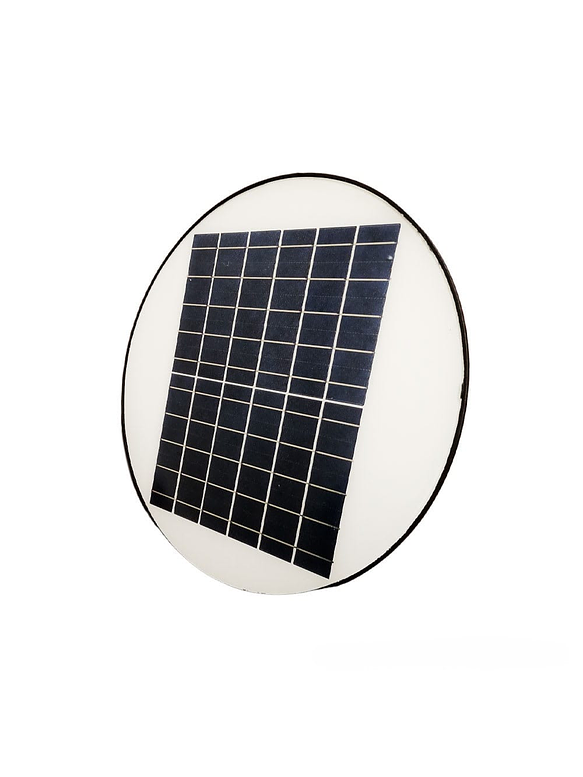 Luminaria Pagoda Solar 150W Luz Fría + Poste Metálico 3m 10