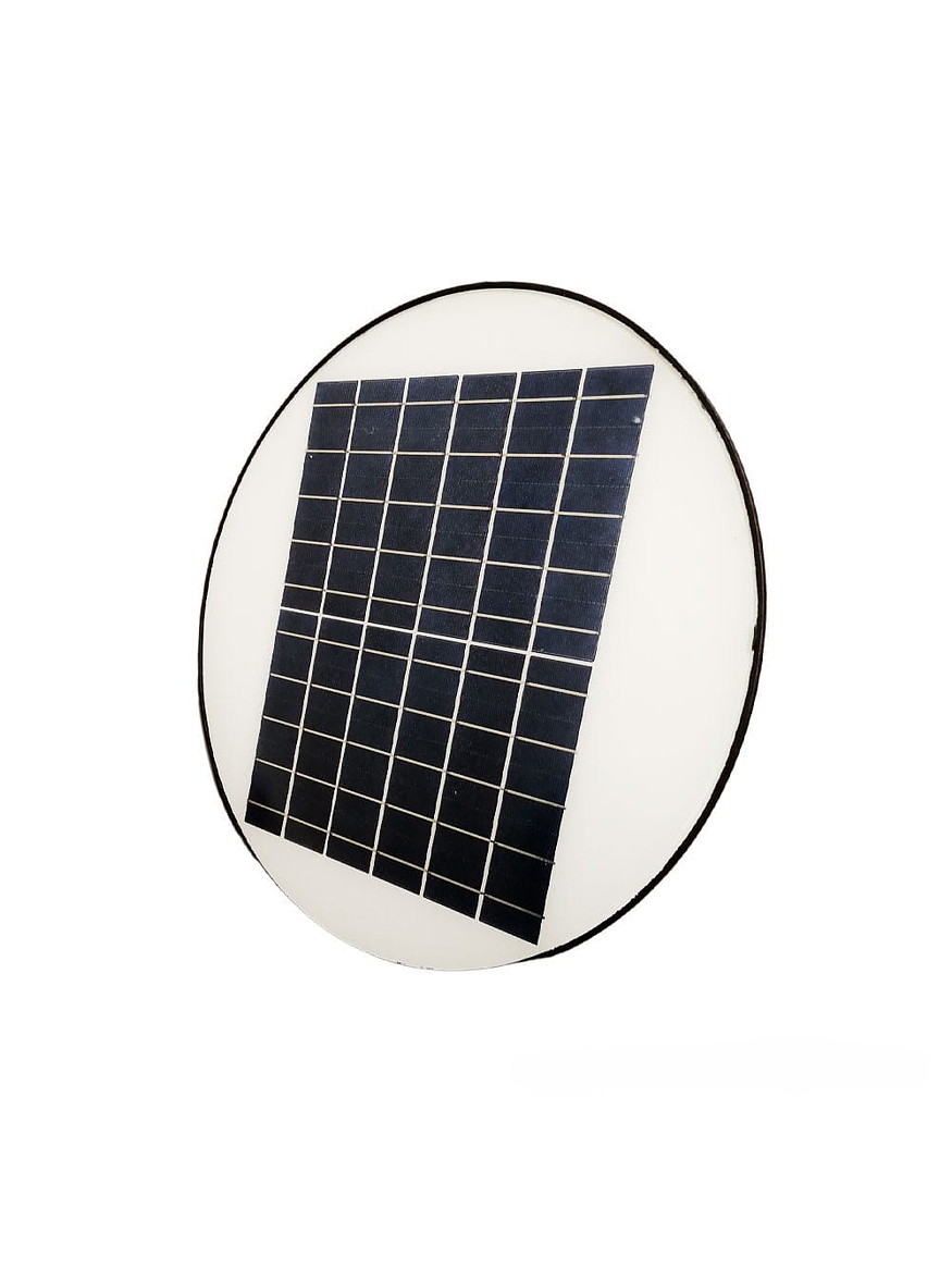 Kit Luminaria Pagoda Solar 150W Luz Fría + Poste Metálico 3 Metros 8