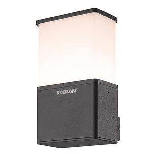 Aplique LED Exterior 9W 3000K IP54 Gris Oscuro