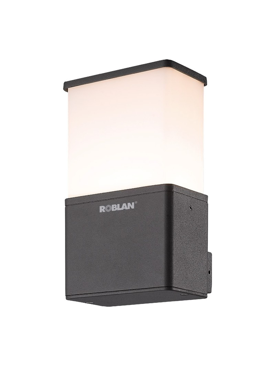 Aplique LED Exterior 9W Luz Cálida IP54 Gris Oscuro 2