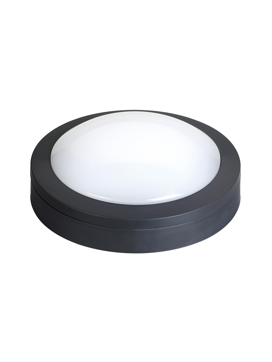 Plafón LED ROBLAN Redondo 11W 4000K 715lm IP65 Negro 1