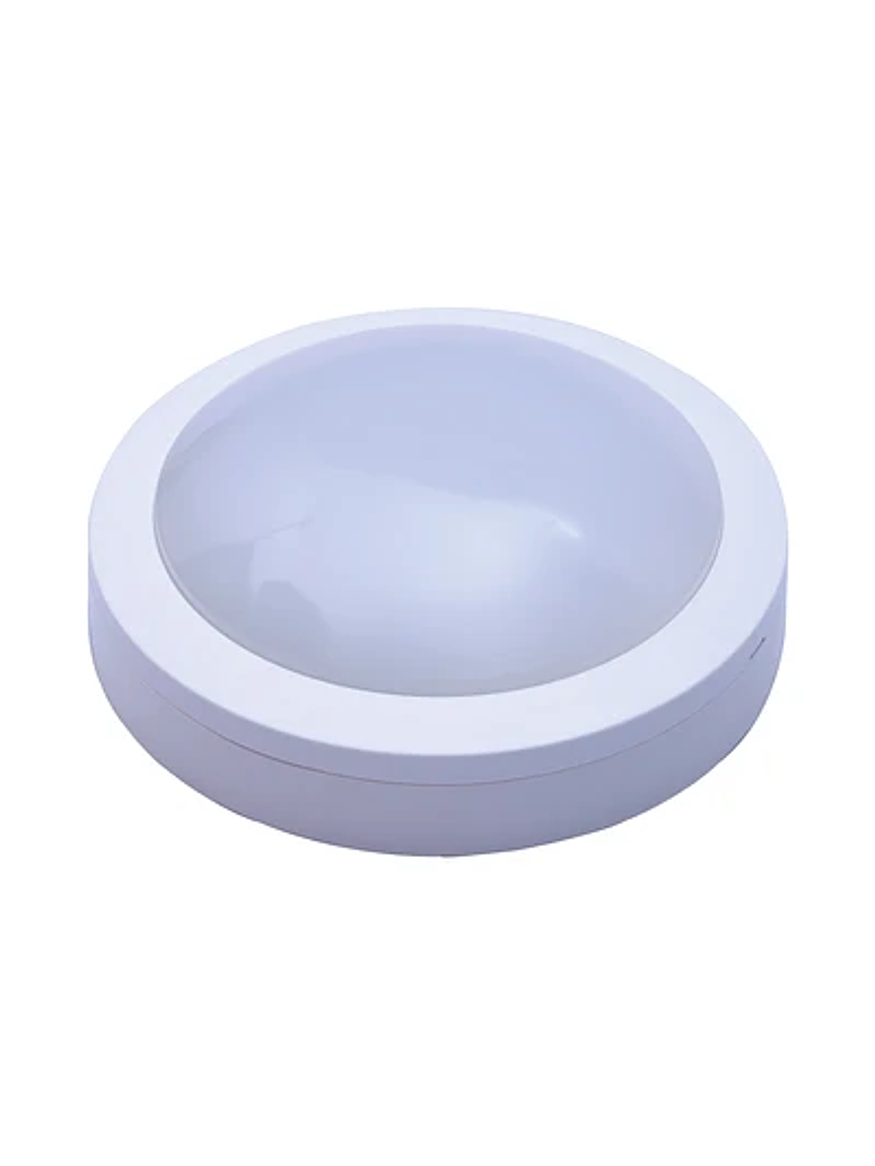 Plafón LED Redondo 11W Luz Neutra IP65 Blanco 17cm 1