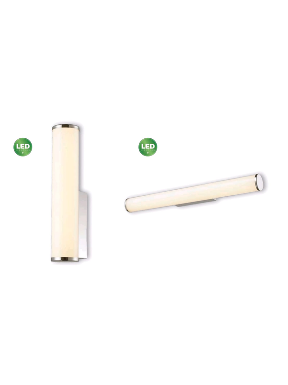 Aplique LED Roblan Mint 7W CCT IP44 Baño 30cm Cromo 1