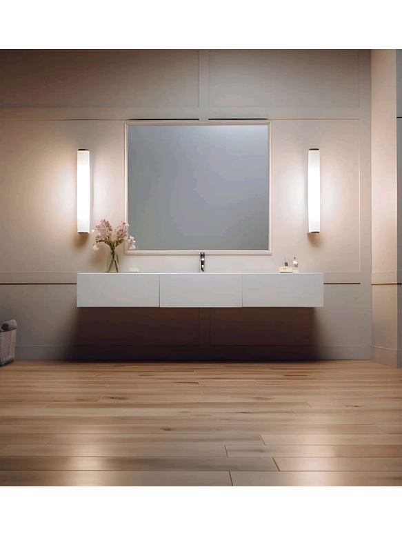 Aplique LED Roblan Mint 7W CCT IP44 Baño 30cm Cromo 3