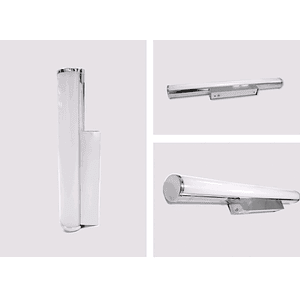 Aplique LED Roblan Mint 22W CCT IP44 Baño 90cm Cromo