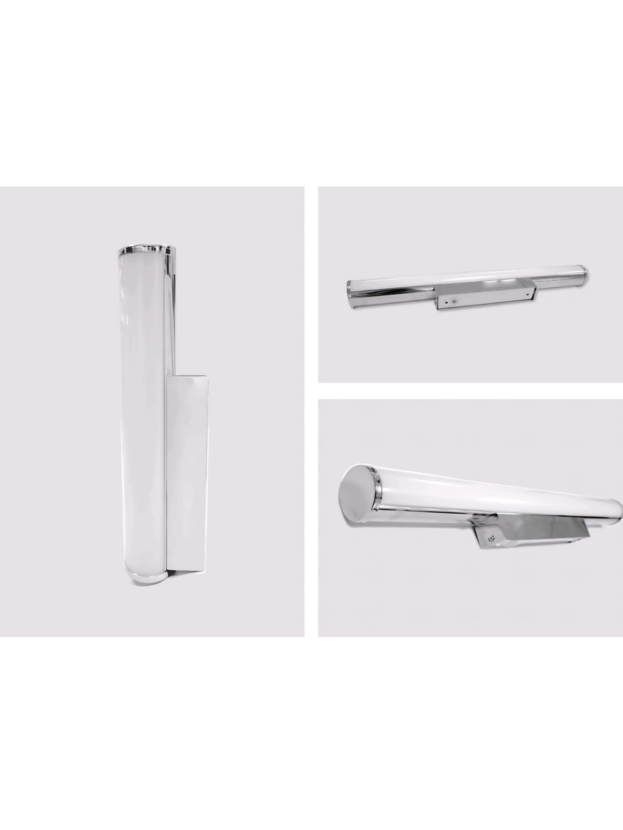 Aplique LED Roblan Mint 22W CCT IP44 Baño 90cm Cromo 2