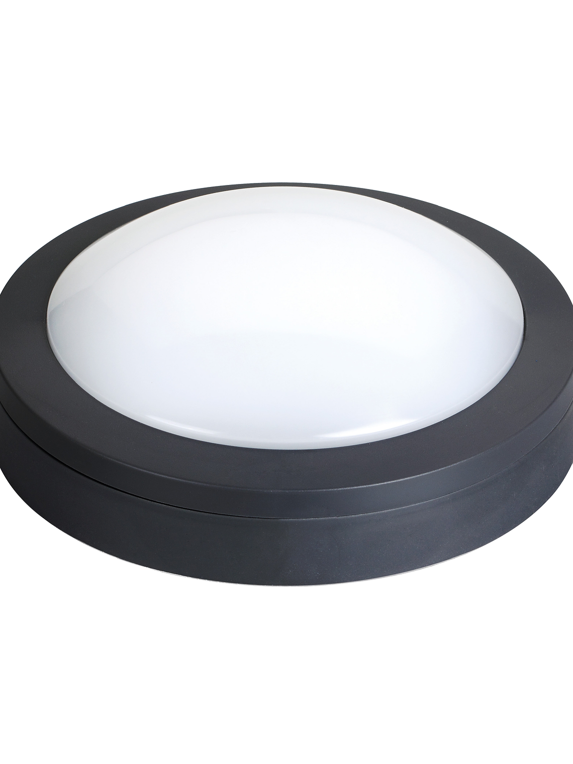 Plafón LED Redondo Negro 18W 4000K  IP65 23CM con Sensor 1