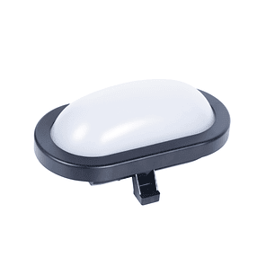 Plafón Ovalado LED ROBLAN 11W 4000K 120º 825lm IP54 Negro
