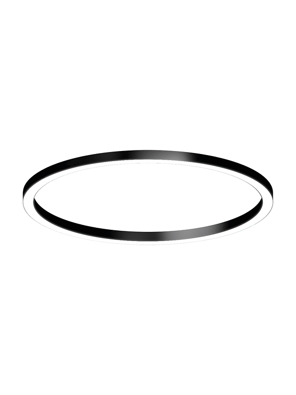 Luminaria Colgante Roblan VSET Circular 60W CCT 3000K/4000K/5700K Negro 180cm 1