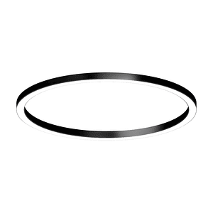 Luminaria Colgante Roblan VSET Circular 30W CCT 3000K/4000K/5700K Negro 60cm