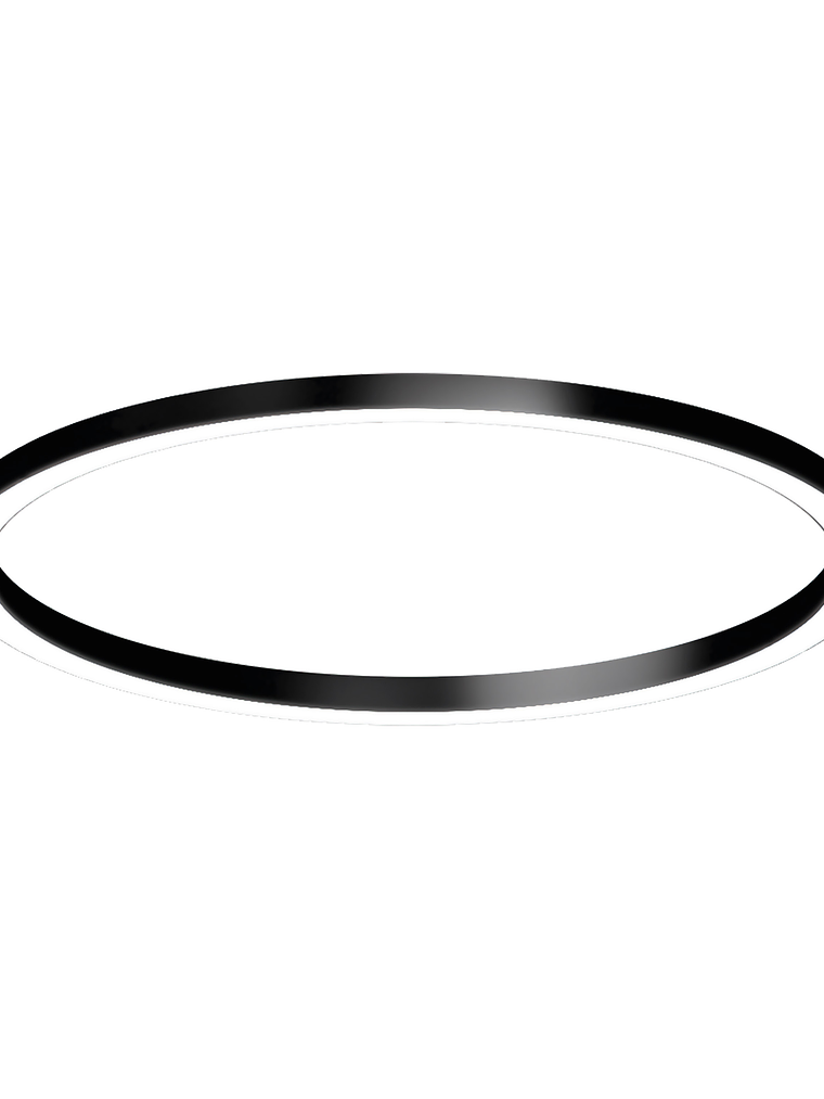 Luminaria Colgante Roblan VSET Circular 30W CCT 3000K/4000K/5700K Negro 60cm 1