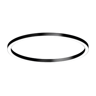 Luminaria Colgante Roblan VSET Circular 42W CCT 3000K/4000K/5700K Negro 90cm