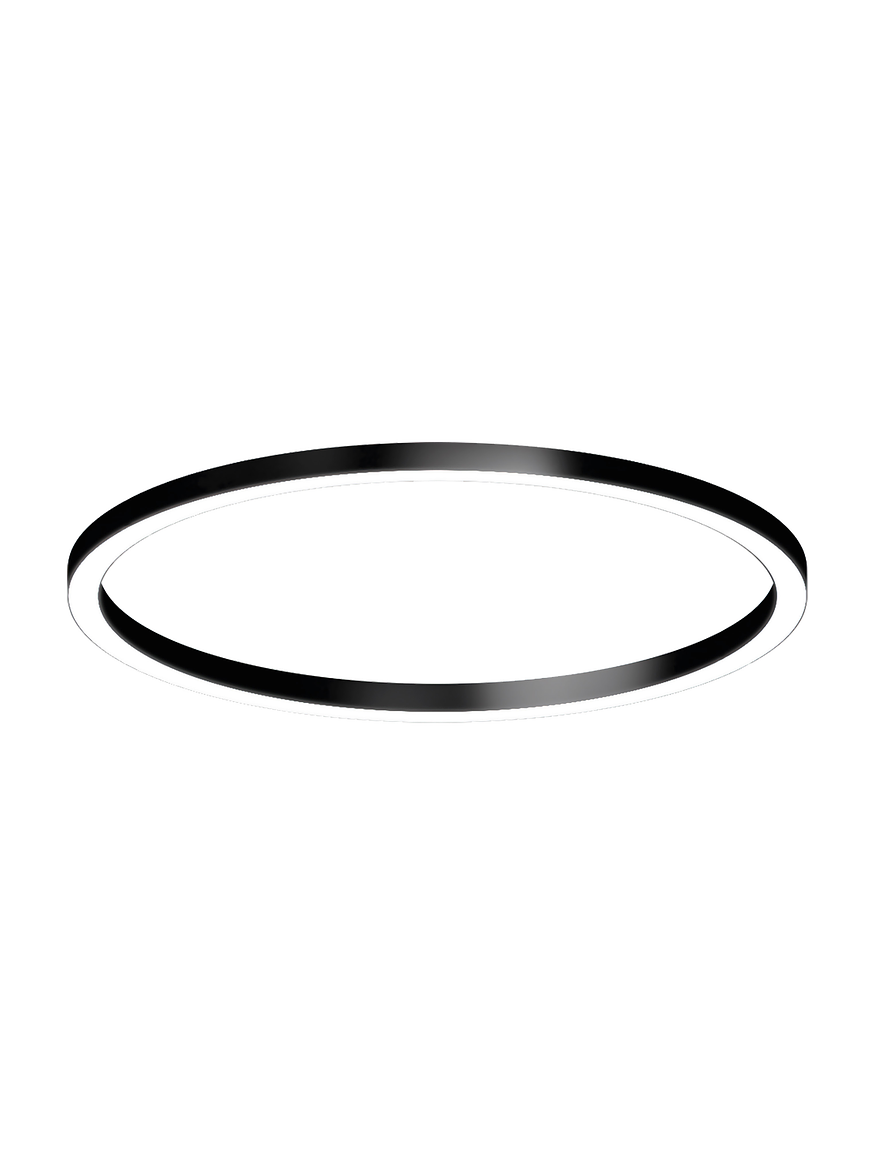 Luminaria Colgante Roblan VSET Circular 42W CCT Seleccionable Negro 90cm 1