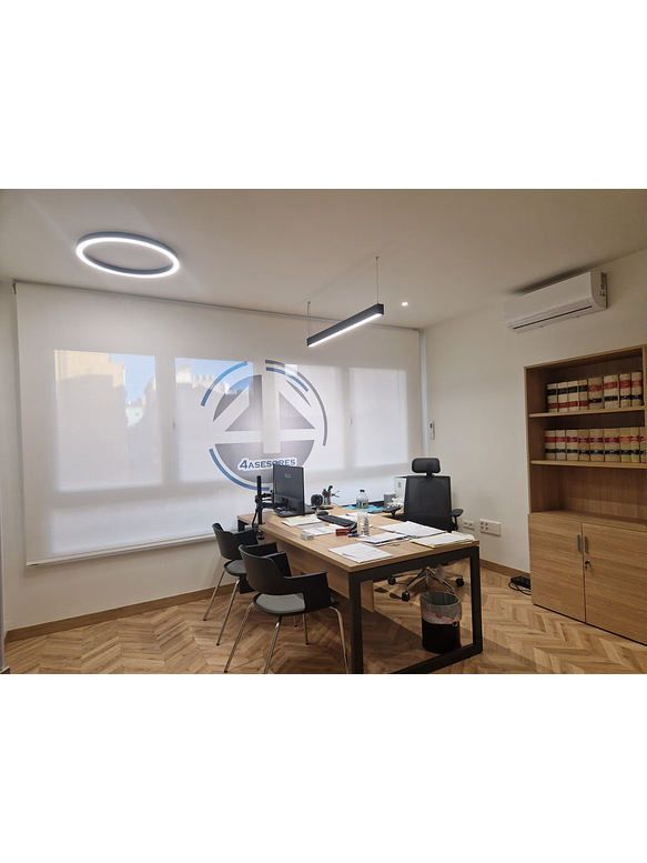 Luminaria Colgante Roblan VSET Circular 42W CCT Seleccionable Negro 90cm 5