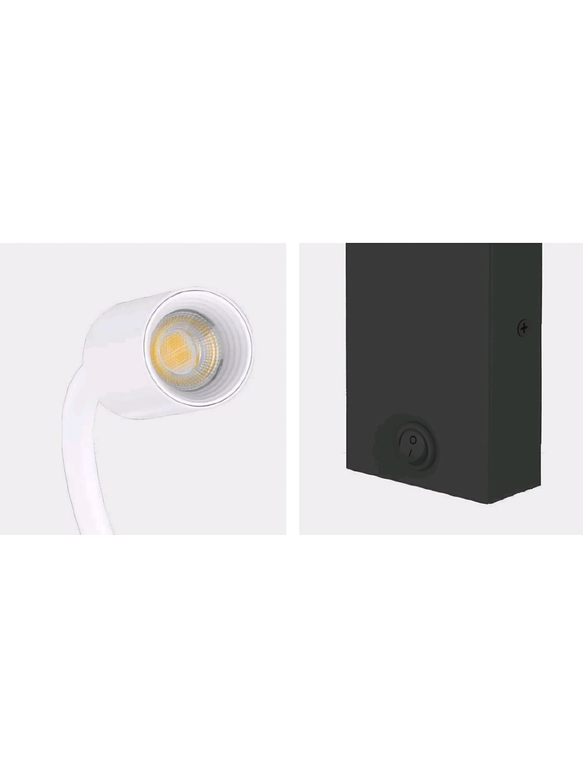 Aplique LED Lectura SKRYPT 3W 3000K Blanco Orientable 2