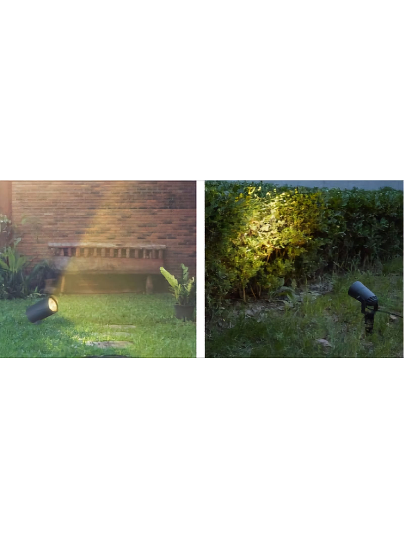 Estaca LED Roblan 4,7W Luz Cálida IP65 Gris Oscuro 3